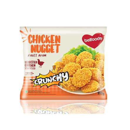 

Belfoods Crunchy Chicken Nugget 140 Gram Naget Ayam