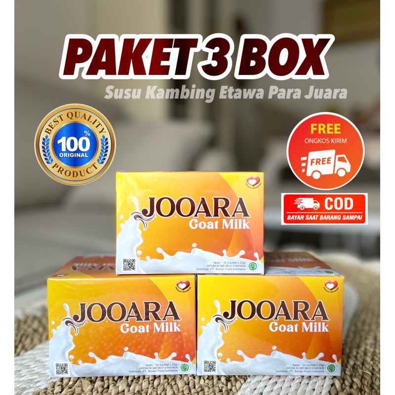

Susu Kambing Etawa JOOARA GOAT MILK