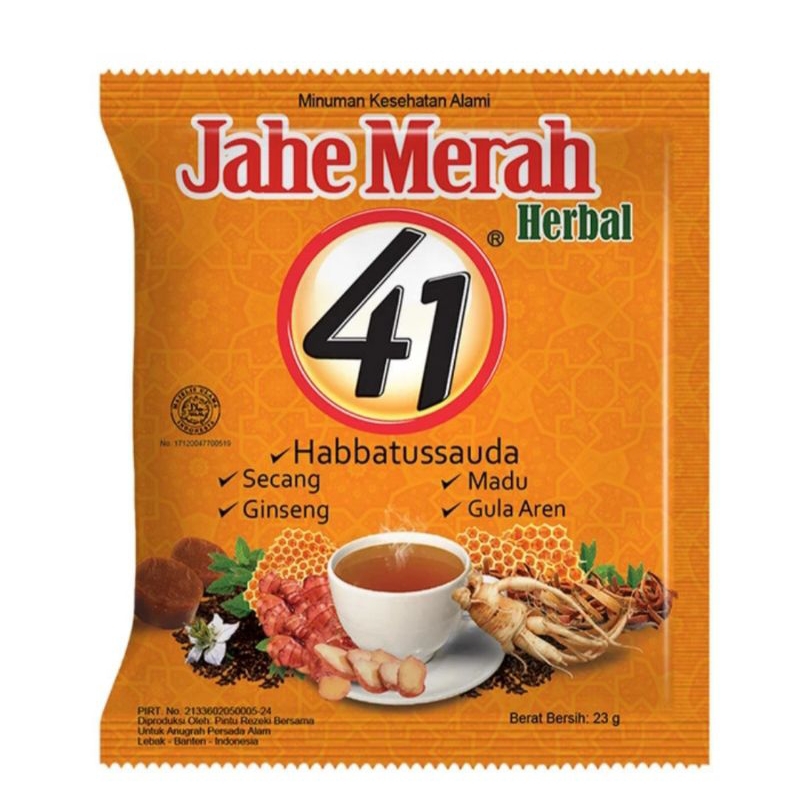 

jahe merah 41 heebal