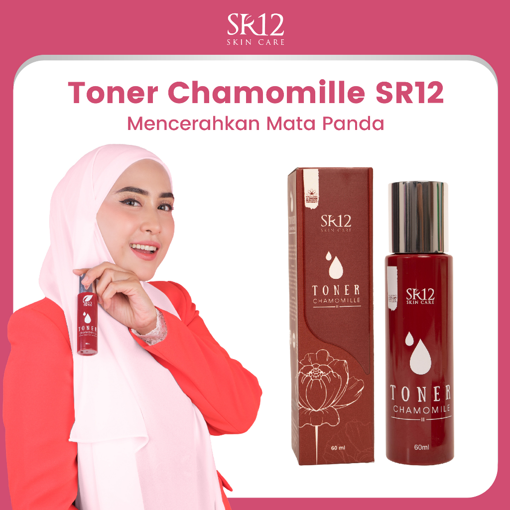 SR12 Toner Chamomille Mengecilkan Pori-Pori & Melembabkan Wajah