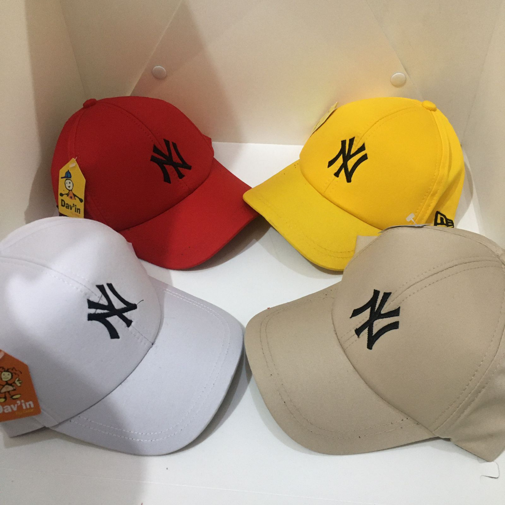 COD topi anak bordir ny / topi anak motif / topi bordir ny / topi baseball anak cewek cowok / topi n