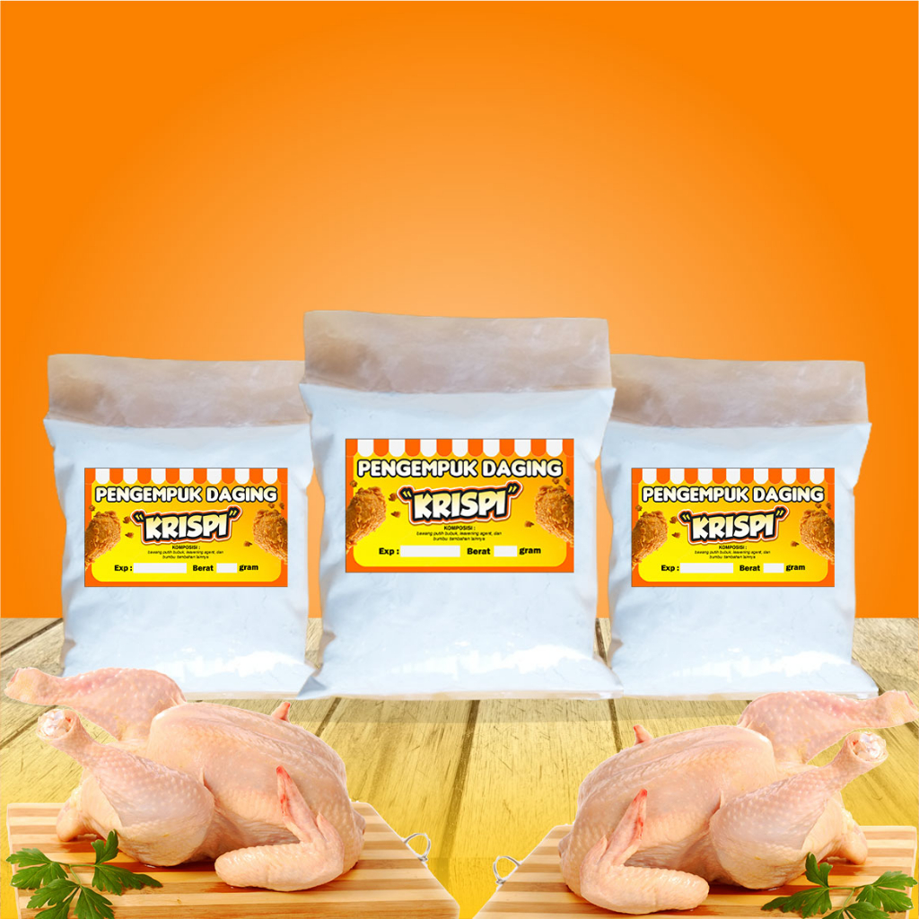 

Pengempuk Daging Ayam Sapi Kambing Cap KRISPI 100 gram
