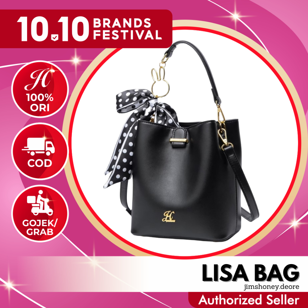 Jims Honey Lisa Bag Tas Selempang Jinjing  Handbag Slingbag Wanita Cewek Jimshoney JH