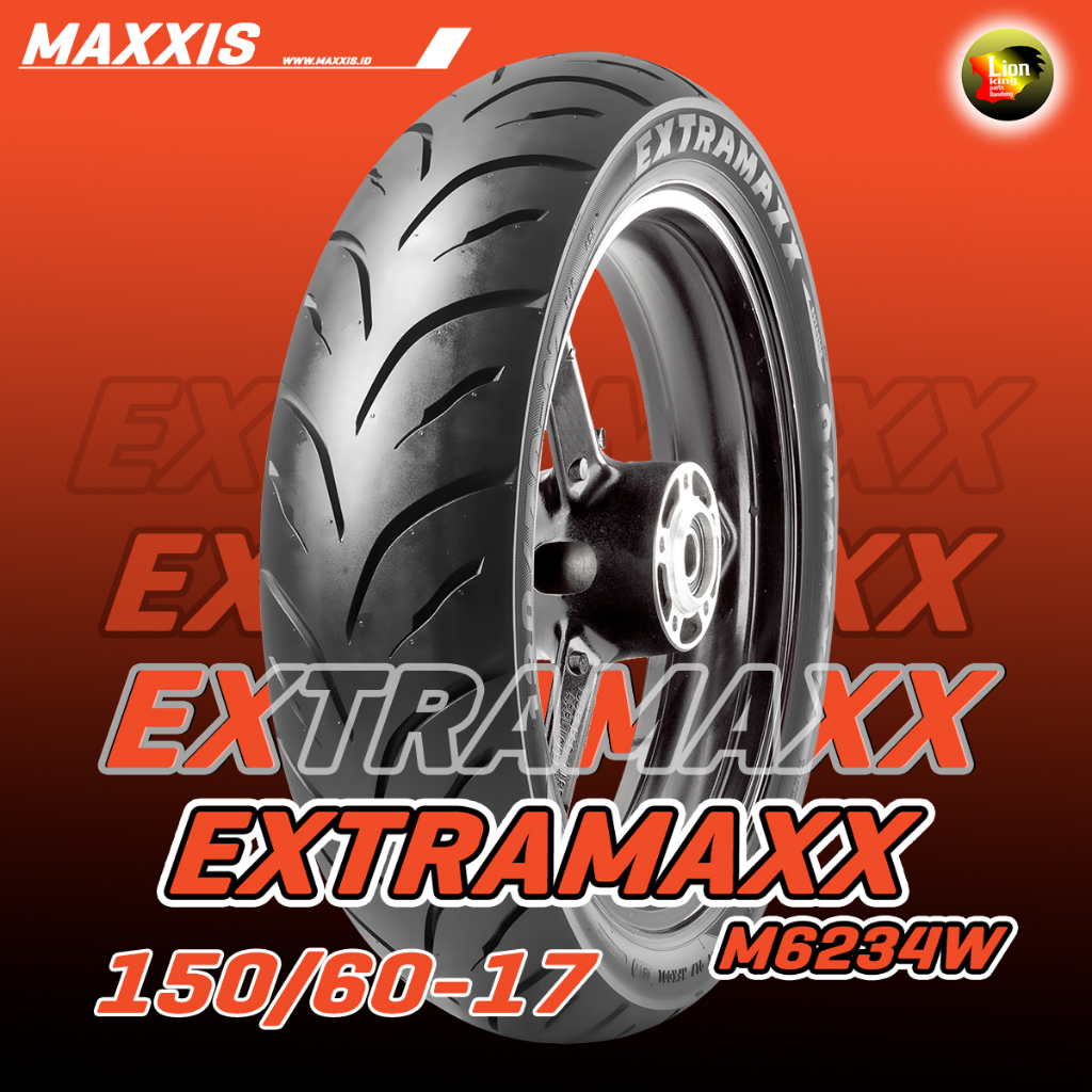 BAN LUAR MAXXIS EXTRAMAXX M6234W UKURAN 150/60-17 TUBELESS MOGE SUPERMOTO 100% ORIGINAL