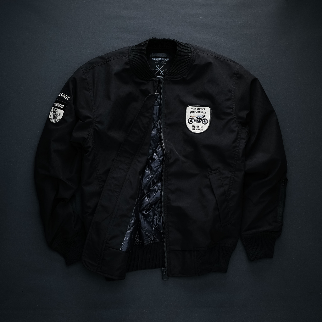SIXPAX MOTORIDE BOMBER JACKET BLACK