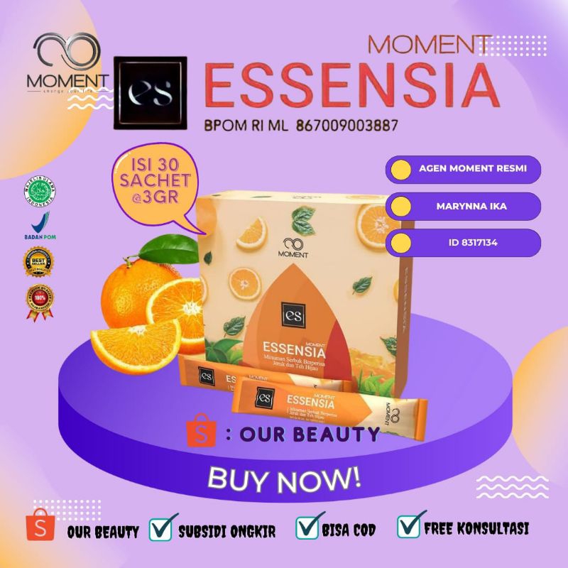 MOMENT ESSENSIA SUPLEMEN DAYA TAHAN TUBUH