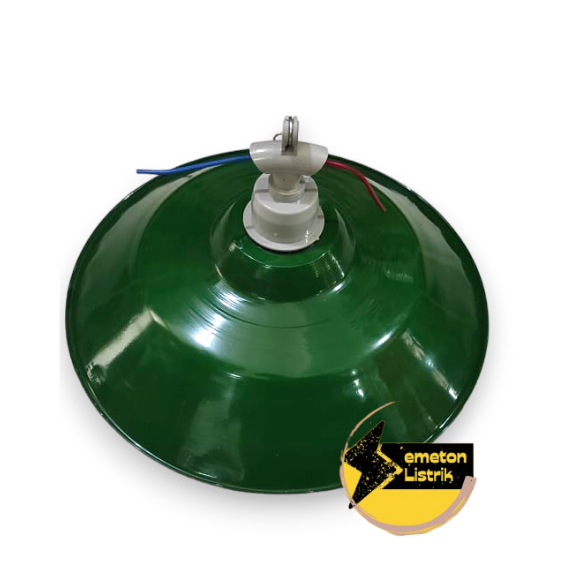 KAP LAMPU JALAN WD HIJAU GANTUNG E27 / LAMPU TIANG / KAP JALAN / FITTING LAMPU JALAN /FITTING OUTDOO