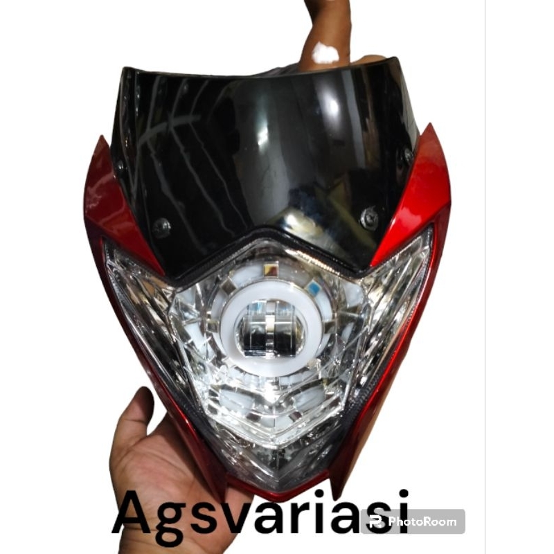 Lampu depan satria Fu facelift proji daymaker