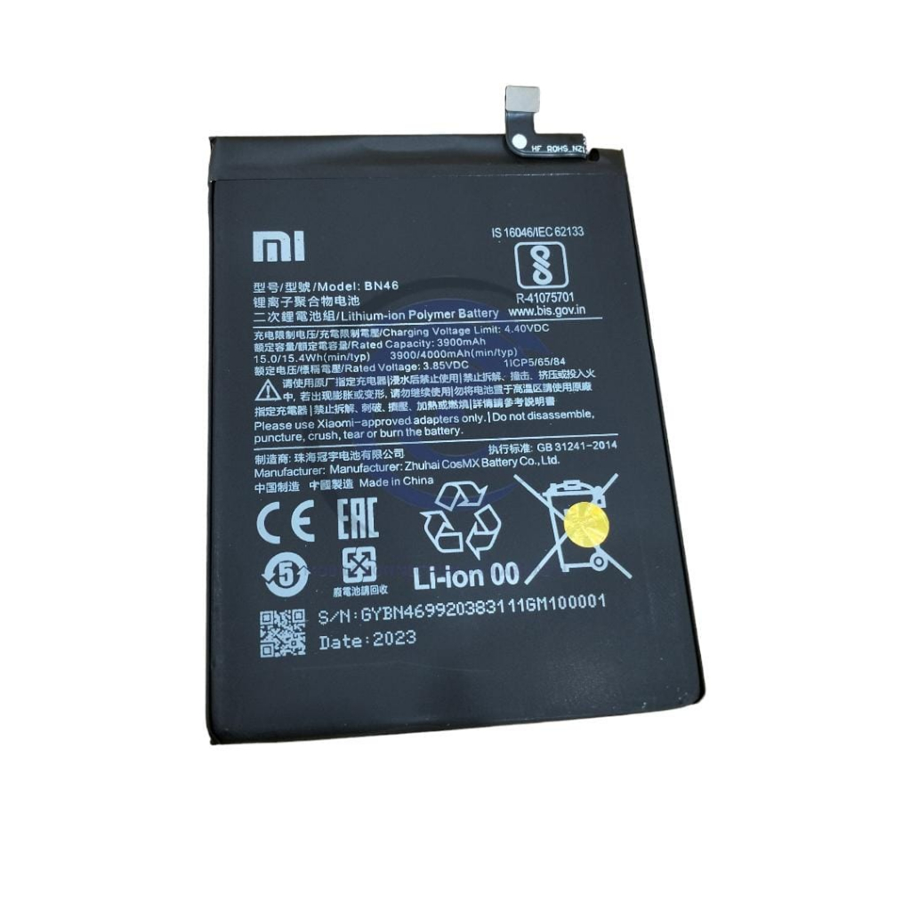 BATERAI/ BATTERY/ BATRE/ BATT ORIGINAL/ ORI XIAOMI REDMI NOTE 6/ REDMI NOTE 8/ REDMI 7/ BN 46/ BN46/
