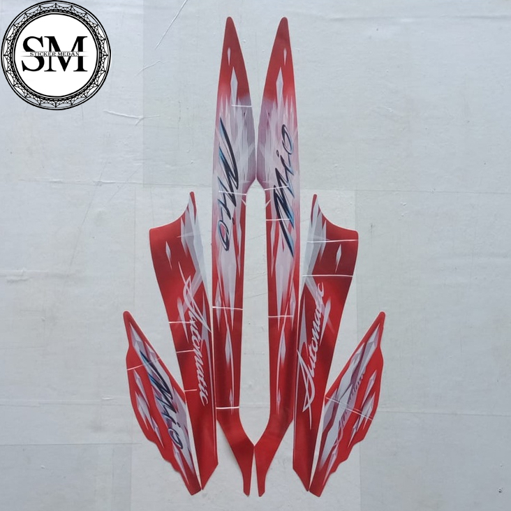 STIKER STRIPING STANDART MIO SPORTY 2009 LIS LES BODY MIO SPORTY 2009