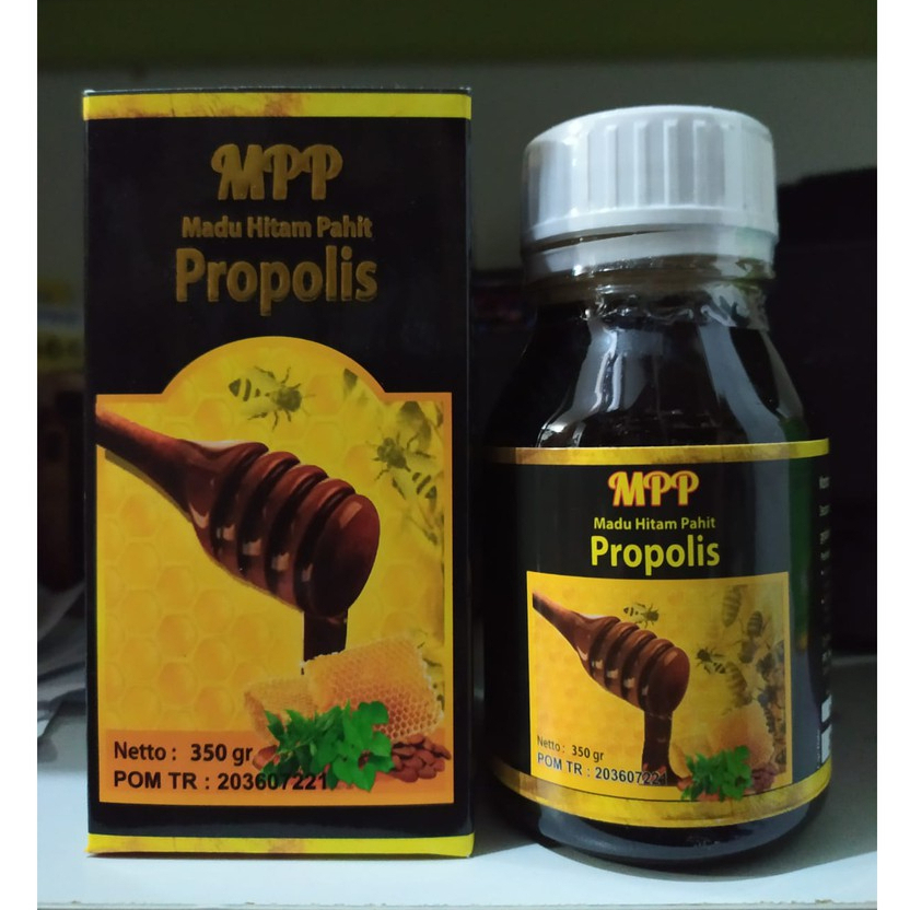 

MUJAROB MPP Madu Hitam Pahit Propolis 350 gram
