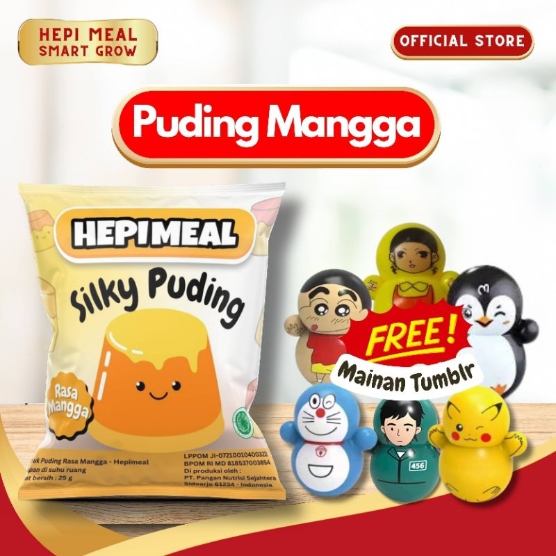 

(GRATIS MAINAN)Pudding silky & Oatmeal Anak Sehat Hepimeal