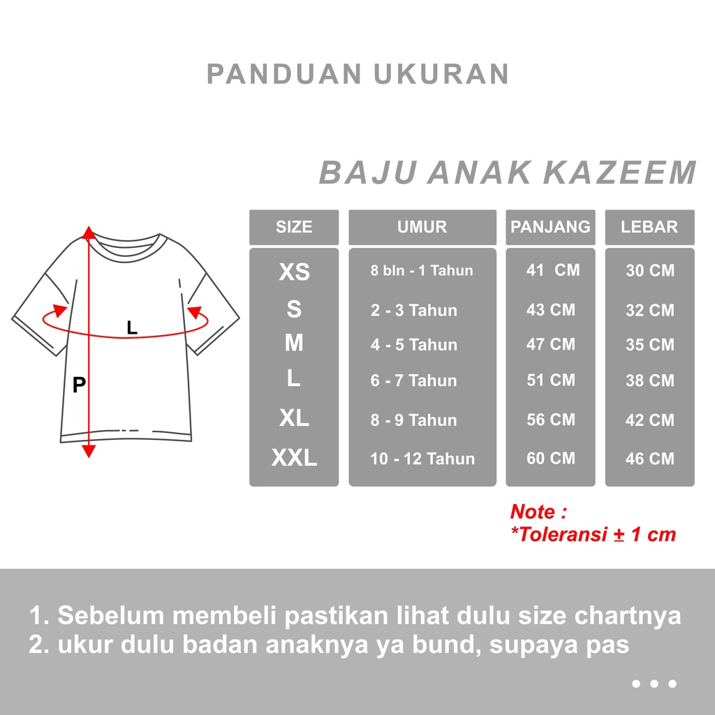 Kazeem Kaos Dakwah Anak Laki Laki /  Baju Lengan Panjang Anak Laki Laki / Kaos Muslim Anak Laki - Laki / Kaos Lengan Panjang Anak Laki laki / Baju Kaos Anak Laki Laki / Kaos Muslim Anak / KAZEEM Kids Usia 2 - 12 Tahun