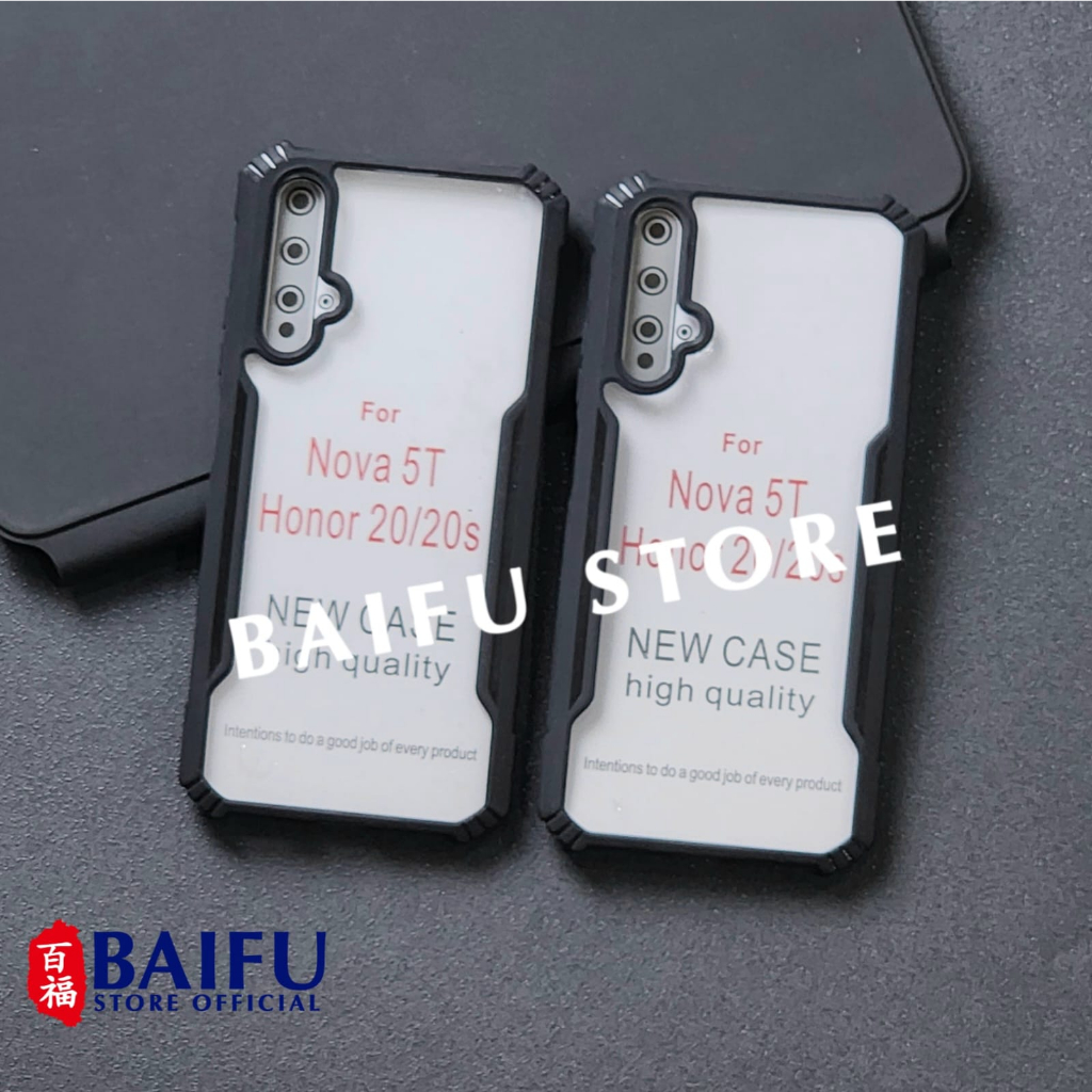 Huawei Nova 5T Case Fusion shockproof Transparan Casing Huawei Nova 5T