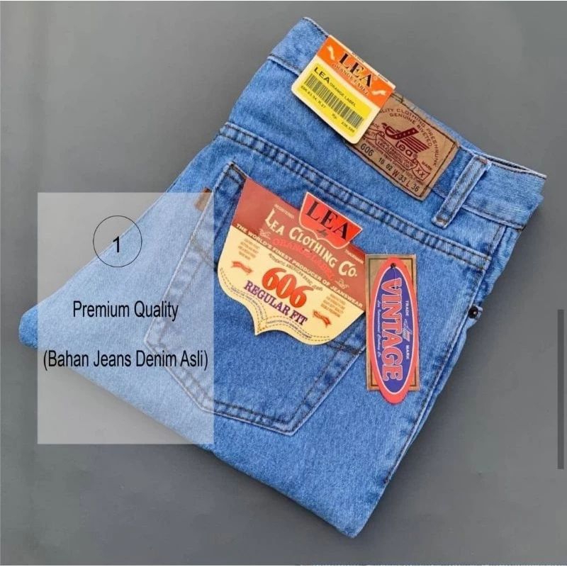 CELANA JEANS LEA606 REGULERFIT STANDAR