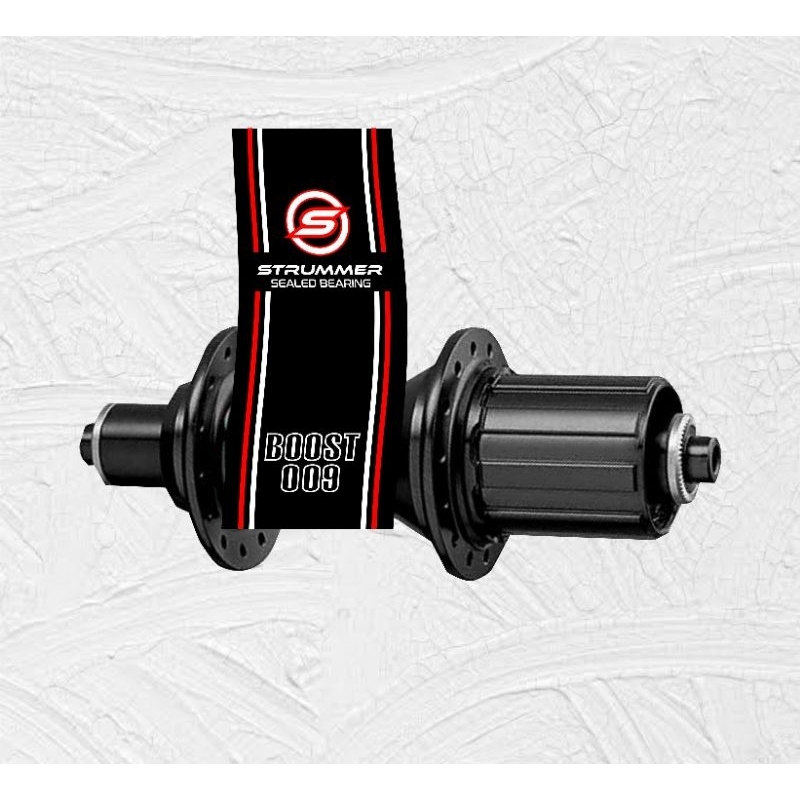 sticker decal hub sepeda gunung mtb strummer boost 009