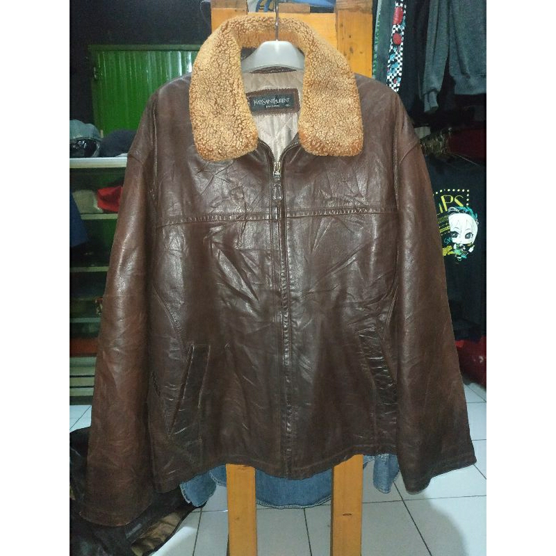 Yves saint Laurent leather jacket