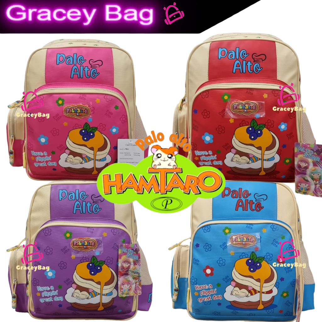 Gracey Bag 40610P NEW Tas Ransel Sekolah Anak Perempuan PaloAlto