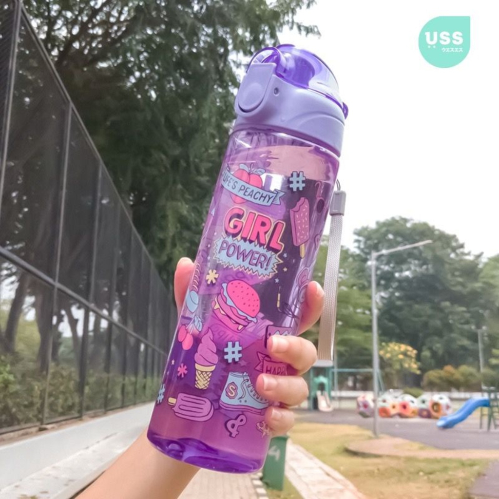 Botol Minum Smiggle Colorful Warna Ukuran 600ML