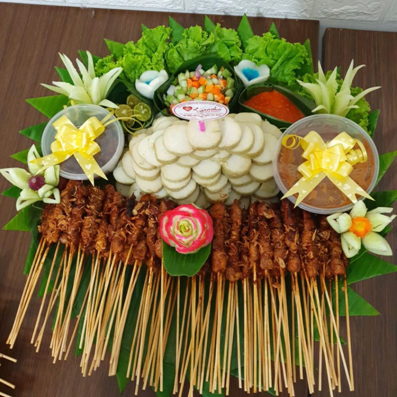 

Sate Ayam 35 tusuk/Tampah Sate/Sate Komplit