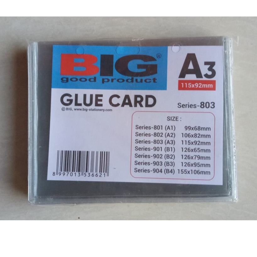 

NAME CARD A3 803 BIG / Plastik Name Tag Glue Card Series 803 115 x 92 MM (A3) ISI 20 PCS