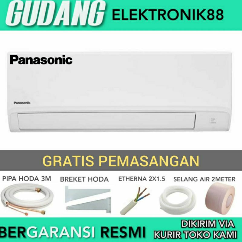 AC Panasonic 3/4 PK CS-ZN7YKP Air Conditioner 3/4 Pk +Pemasangan