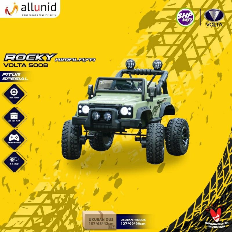 MOBIL AKI ROCKY VOLTA HIMALAYA MONSTER 5008 (KSTD)