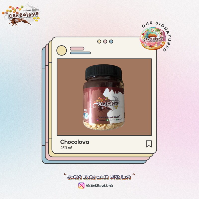 

Cerealove Snack Choco Jar Cereal by BnB (Chocolate)