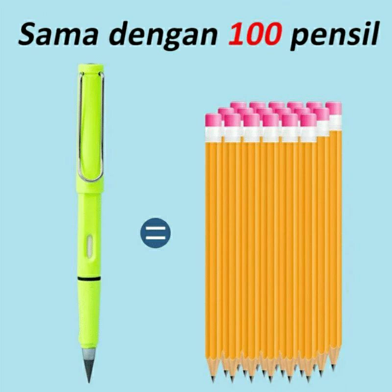 

*SA** PENSIL ETERNAL AJAIB REFIL ULIMITED TANPA RAUTAN WARNA MACARON / ALAT TULIS ANAK SEKOLAH