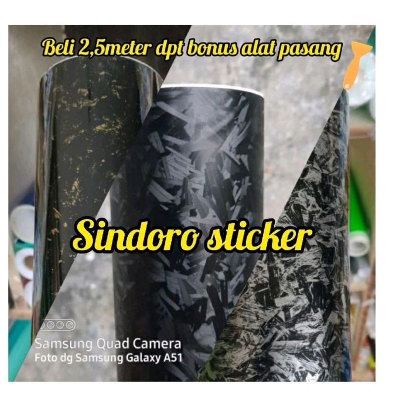 Skotlet Sticker Motor Warna Forged Doff Seticker Motor Warna Forged Sekotlet forged Silver/Doff