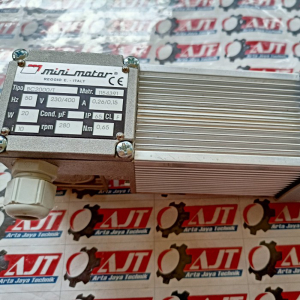 AC Geared Motor BC2000/T MINI MOTOR Italy Berkualitas