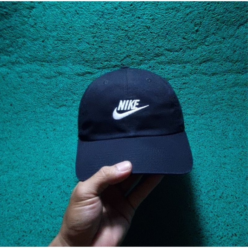 topi nike casual hitam original second