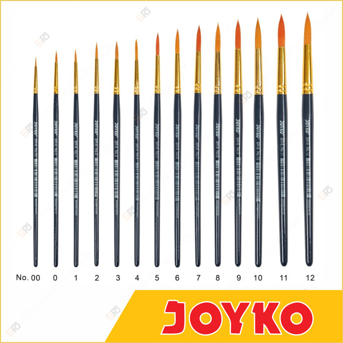 

KUAS LUKIS JOYKO BR 6 NO.0, 00, 1, 2, 3, 4, 5, 6, 7, 8, 9, 10, 11