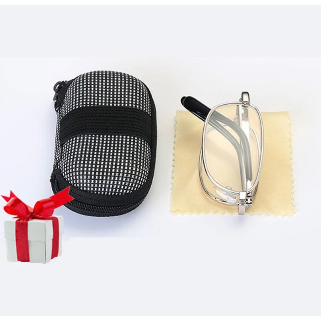 [PREMIUM] KACAMATA BACA DAN JALAN MODEL LIPAT FARME TITANIUM PRIA WANITA TERBARU - FREEBOX DAN LAP K