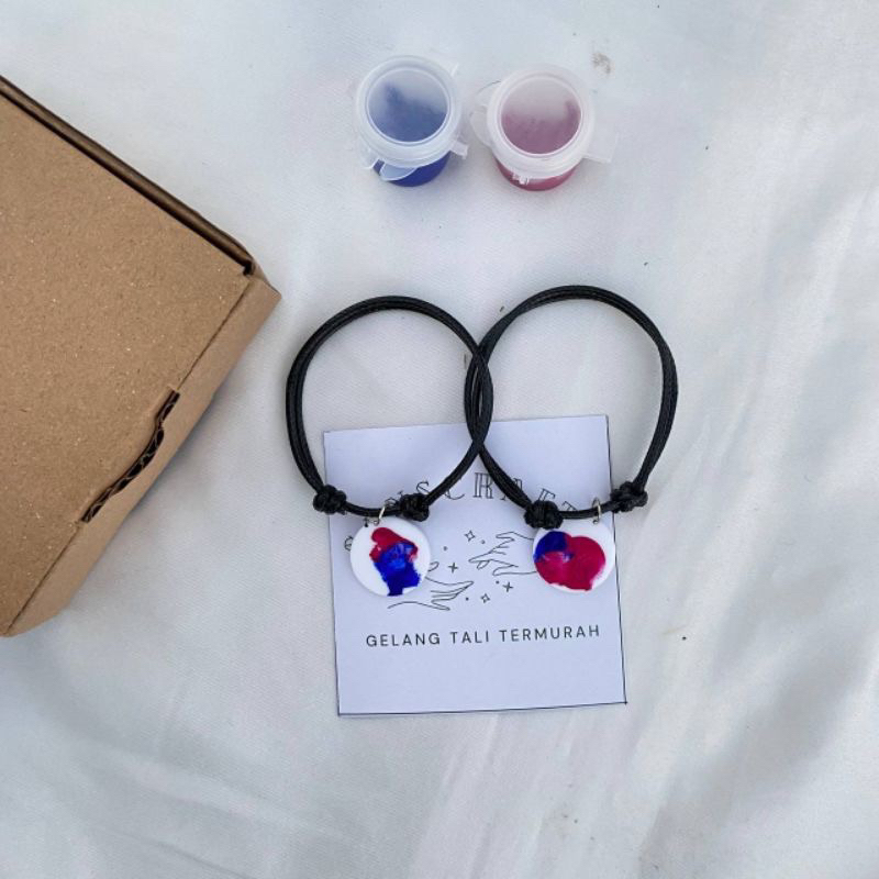 GELANG COUPLE SIDIK JARI+FREE BOX