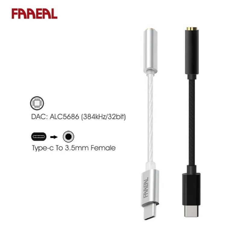 USB DAC Faaeal KT4099 USB Type C Audio Adaptor Alt Conexant CX31992