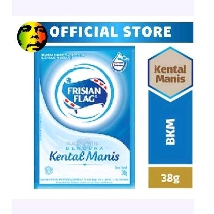 

Frisian flag kental manis putih sachet isi 6