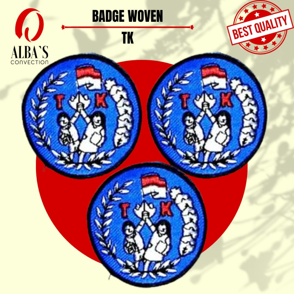 Bet Badge Sekolah TK Woven