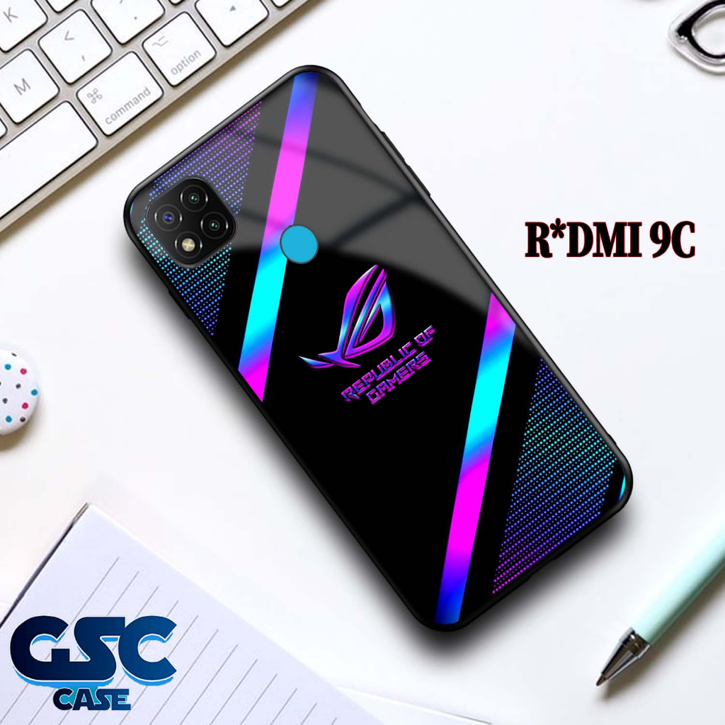 Case Redmi 9C Terbaru - case Motif [ ROG G55 ] Redmi 9C - Kase Hp - Casing Hp - Softcase Glossy - So