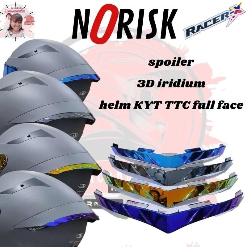 SPOILER MERK NORISK HELM KYT TT COURSE ORIGINAL