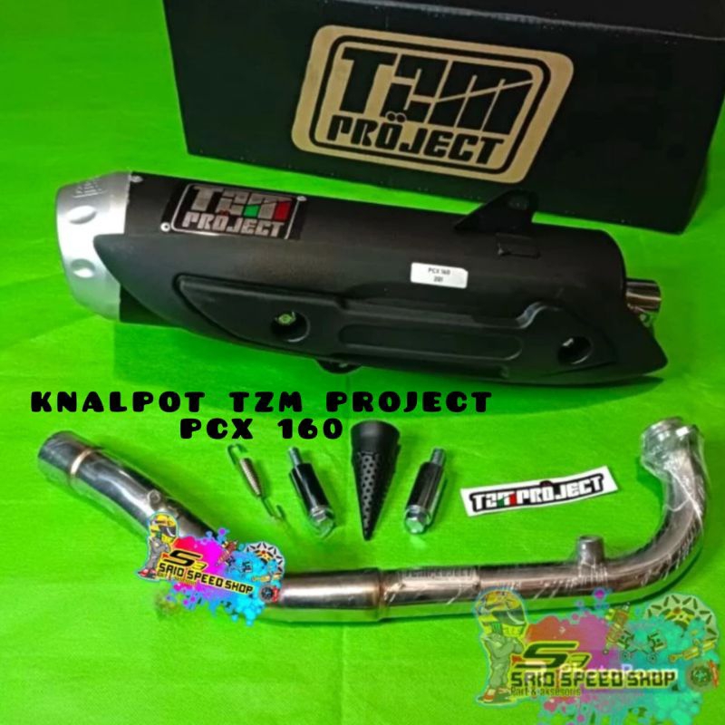 KNALPOT TZM PROJECT RACING PCX NEW / KNALPOT CMS TCM PCX 160