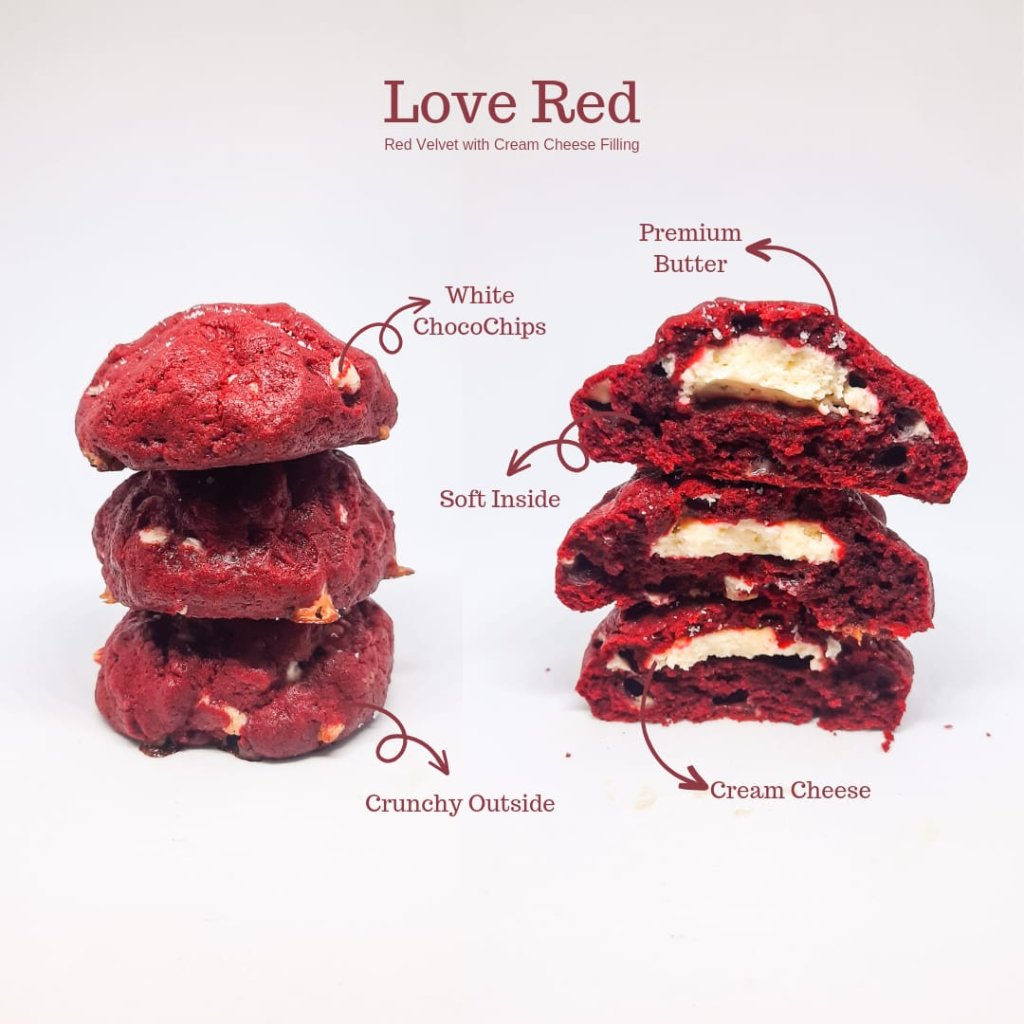 

Soft Cookies Love Red by Coo 'n Kies (3 pcs/5 pcs per Box) (FREE UHT MILK)