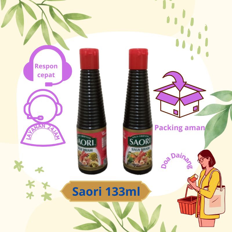 

Saori saos tiram/Saori/saori 133ml/penyedap makanan/saori saus tiram kemasan baru