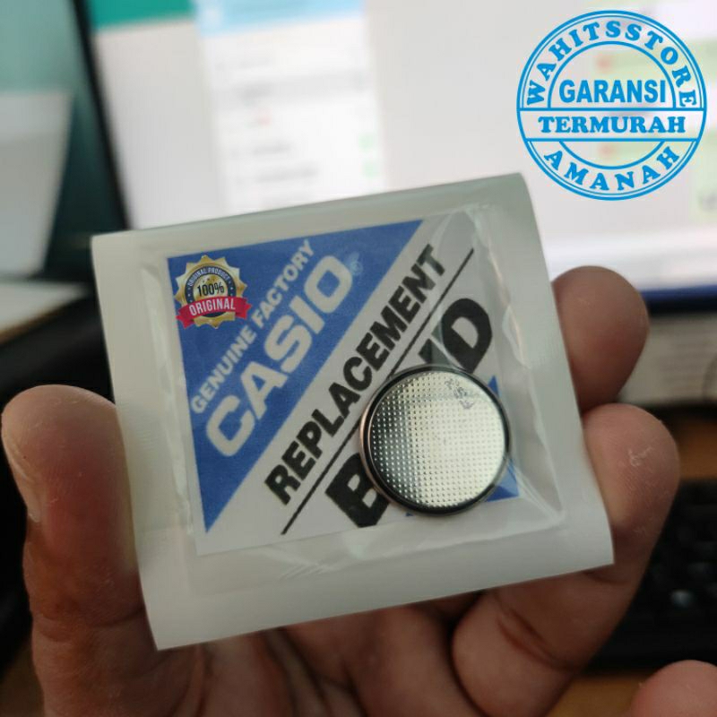 Baterai Jam Tangan CASIO A158W Asli Battery Pengganti