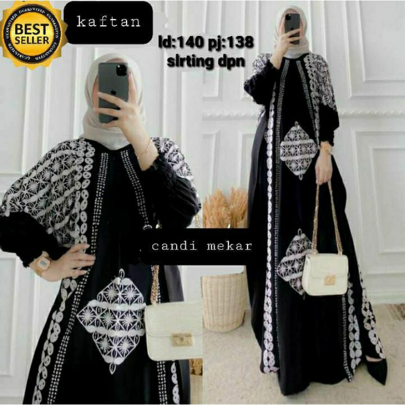 kaftan rayon candi mekar