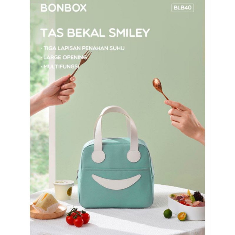 Tas bekal samono smileyDilengkapi dg alumunium voil yg menjaga makanan tetap panas / dinginMultifung