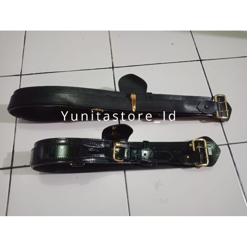 1 SET SELEMPANG KOPEL PDU 4 SLEMPANG SABUK PDU 4 POLKI POLWAN DOFF DAN KILAT IKAT PINGGANG