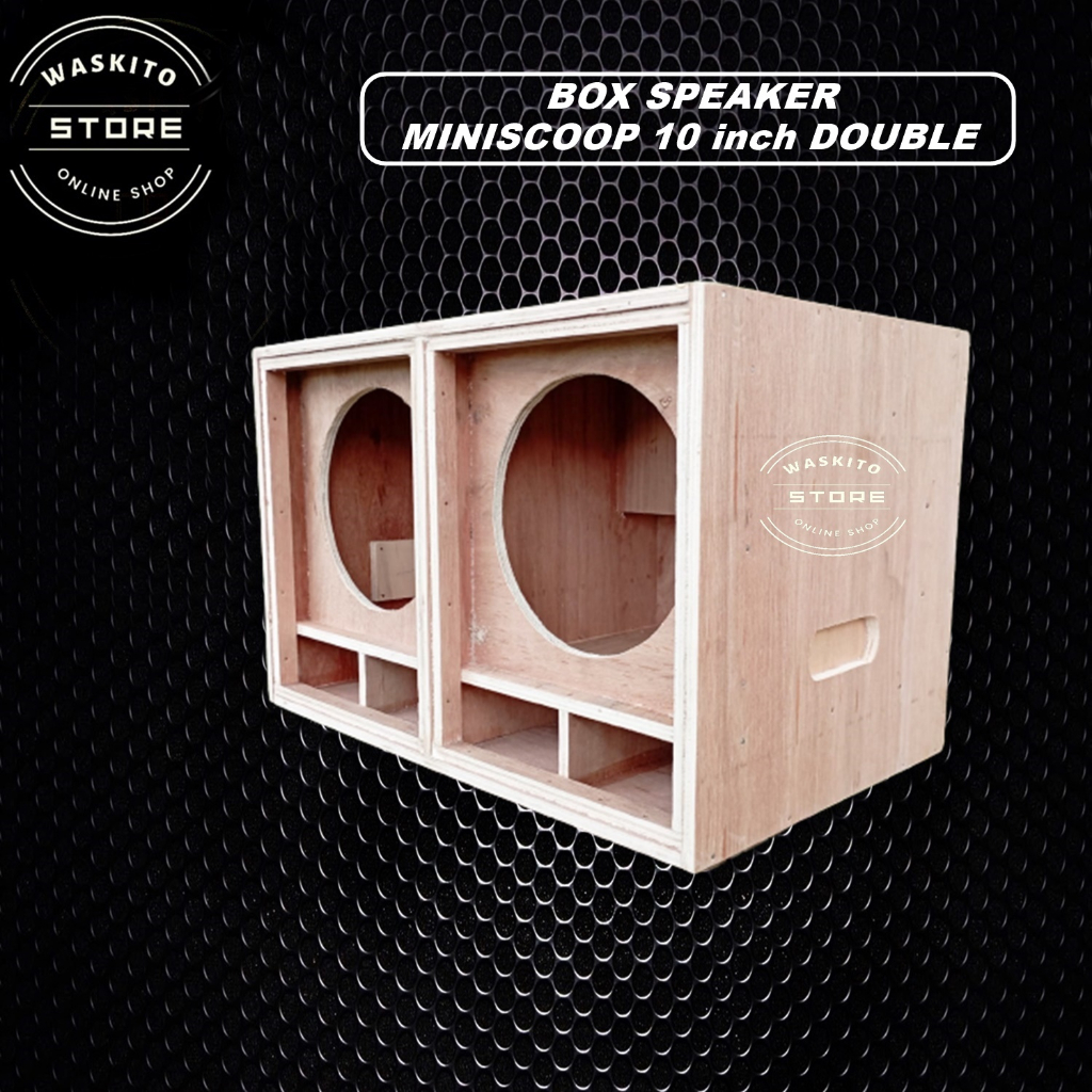 Box Speaker Miniscoop 10 inch Double