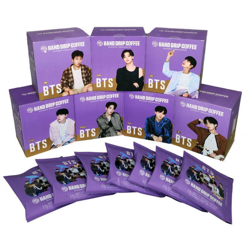 

‼️CLEARANCE SALE‼️ BTS HY Hand Drip Coffee Ethiopia Yirgacheffe - ONLY BOX [BACA DESKRIPSI]