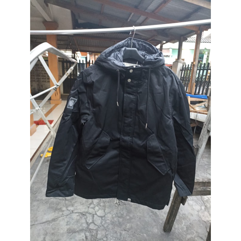 Zip Hoodie black pretty green